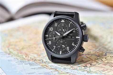 iwc top gun chrono replica|iwc top gun 41 ceratanium.